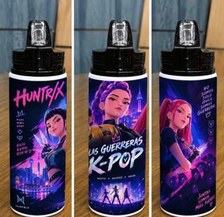 Botella KPop Demon Hunters | Guerreras K-Pop | 600
