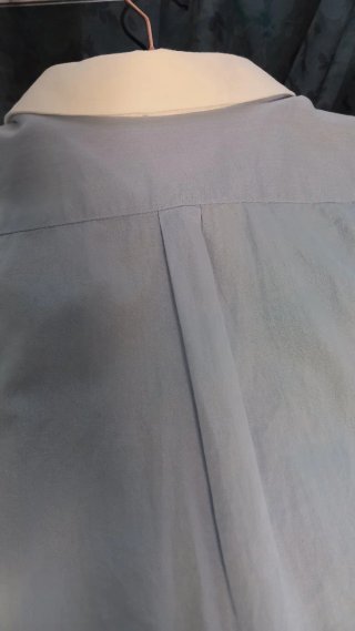 Camisa Zara Celeste Algodón Talla M