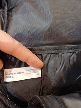 Mochila Paletero Vibor-A Negra y Naranja