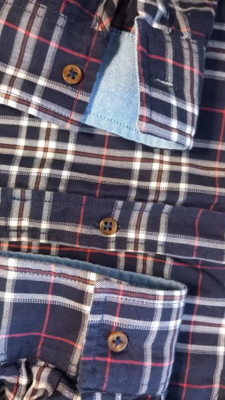 Camisa Massimo Dutti cuadros Talla 44