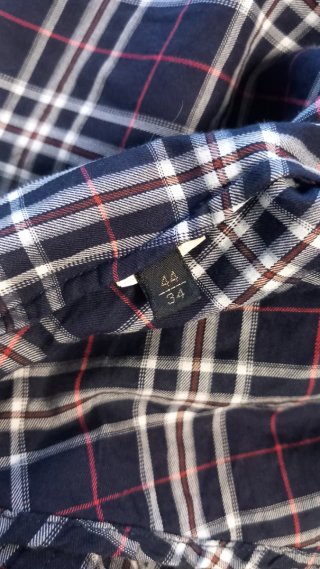 Camisa Massimo Dutti cuadros Talla 44