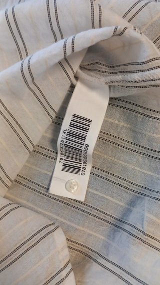Blusa Zara volantes rayas talla XL