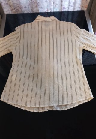Blusa Zara volantes rayas talla XL