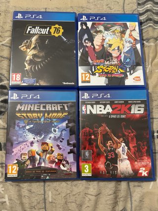 Pack 4 Juegos PS4