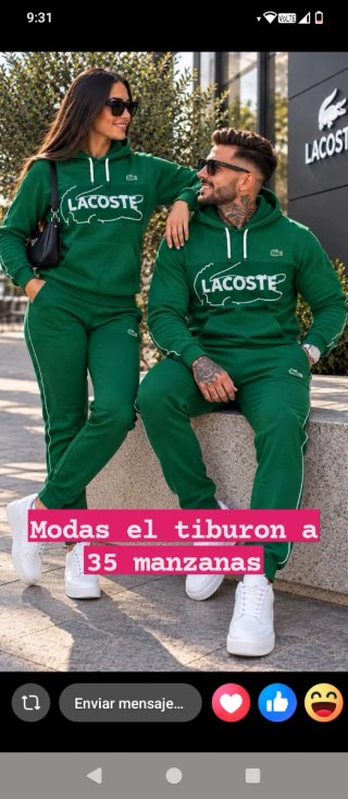 Chandals nike tommy guess Lacoste.