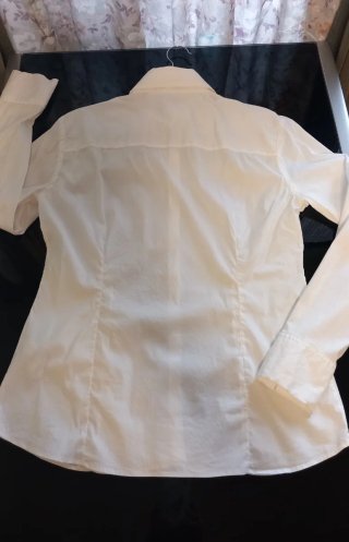 Blusa Massimo Dutti Blanca Talla 46