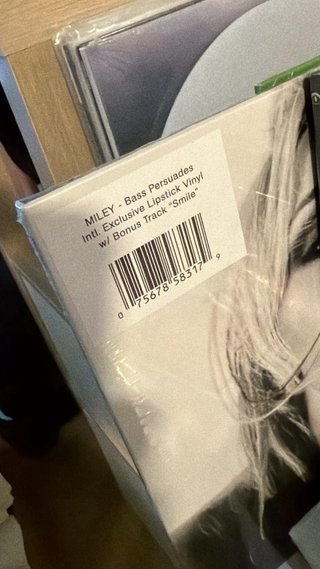 Vinilo Miley Cyrus Bass Persuaders (Rojo) Smile