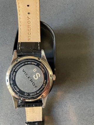 Reloj Viceroy Hombre Negro/Plata NUEVO