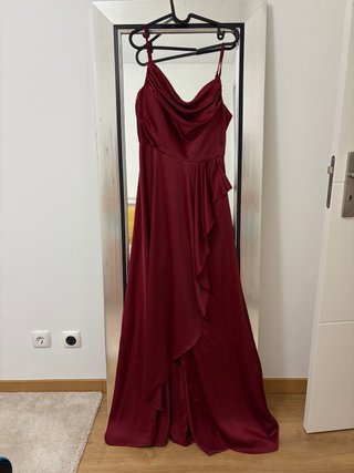 Vestido vermelho longo