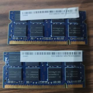 2GB (2x1GB) DDR2 RAM para portátil Nanya