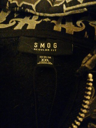 Sudadera con Cremallera Estampada