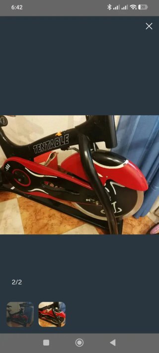Bicicleta de Spinning Tentable