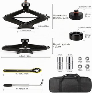 FISHOAKY Gato Tijera 3T 9.5‑44cm Kit Completo