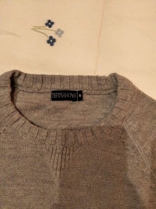 Jersey de punto gris
