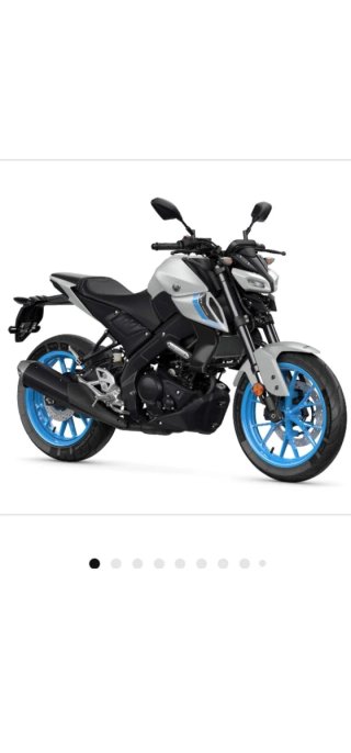 Yamaha MT-125 Naked Azul y Blanco