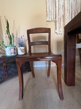 6 Sillas de madera Teca