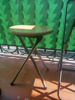 Mesa y Silla Plegables Terraza