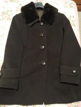 Abrigo señora talla 50 con pelo