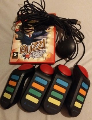 Lote Juegos PS2 PS1 PSP Mandos Buzz Pistola Namco