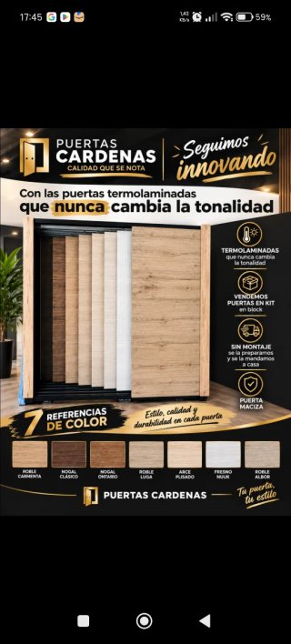 Puertas Termolaminadas
