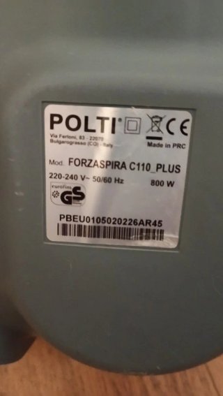 Aspiradora Polti FORZASPIRA C110 PLUS