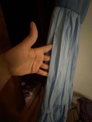 Vestido Prenatal Azul Talla M