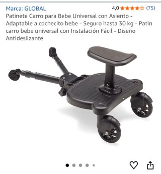 Patín Universal Carrito con Asiento ENVÍO GRATIS