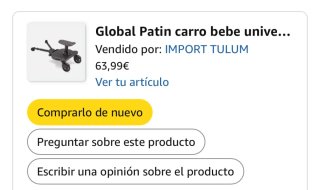 Patín Universal Carrito con Asiento ENVÍO GRATIS