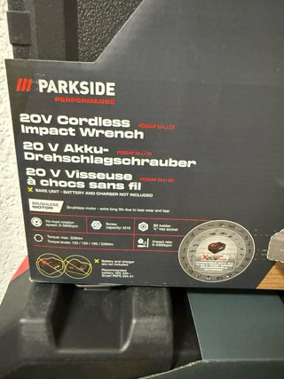 Pack Parkside Performance 20V