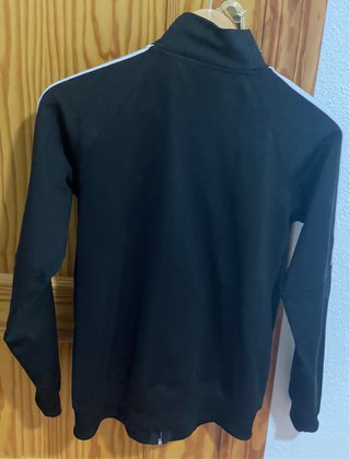 Chaqueta Adidas Original Talla S, negro/blanco eti