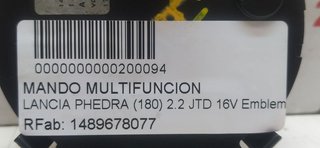 MANDO MULTIFUNCION LANCIA PHEDRA (180) 2.2 JTD 16V Emblema