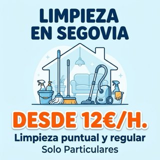 Limpieza del hogar en Segovia — Particulares