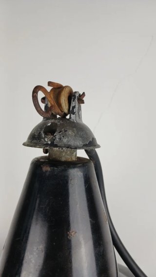 Lampada industriale sospesa metallo