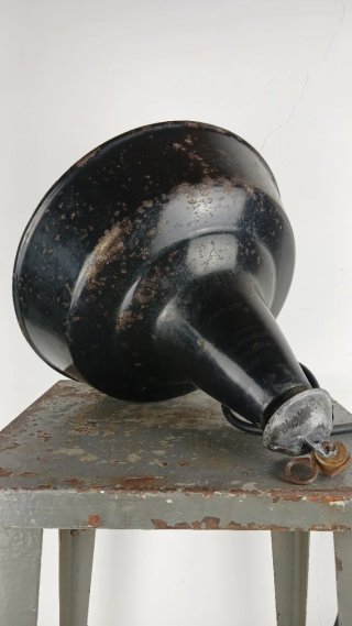 Lampada industriale sospesa metallo
