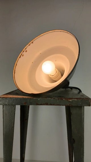Lampada industriale sospesa metallo
