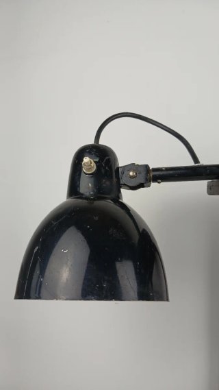 Lampada da officina industriale vintage