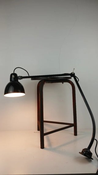 Lampada da officina industriale vintage