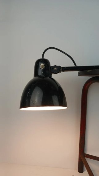 Lampada da officina industriale vintage