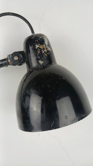 Lampada da officina industriale vintage