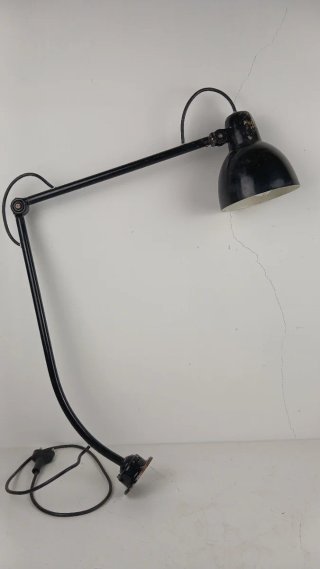 Lampada da officina industriale vintage