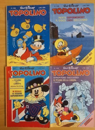 Fumetti Topolino anno 1984