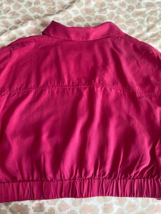 Blusa Manga Larga Mango Rosa intenso Talla L