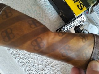 Pochette Balenciaga vintage marrone