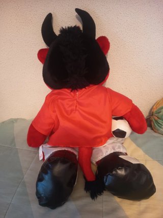 Diablo Rojo Manchester United Peluche antiguo