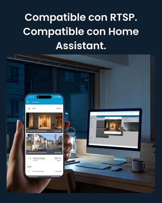 Cámara Vigilancia WiFi Exterior SwitchBot 3K