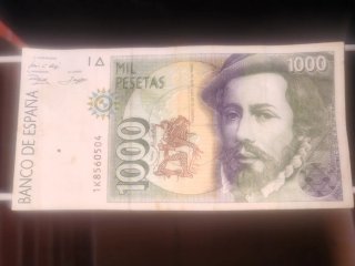Billete de 1000 Pesetas