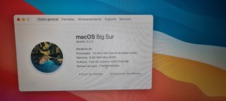 Macbook Air 13" I5/128Gb/8Gb Año 2015
