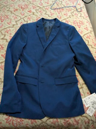 Chaqueta azul Kiabi Slim Fit Talla M