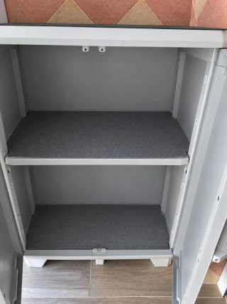 Armario Terraza Plástico Gris