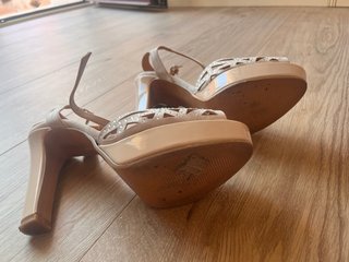 Sandali Eleganti T-Strap Por'ter Nude